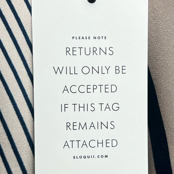 Eloquii Blush Pink & Gray NWT Sleeveless Blouse w/V-Neck, Built-In Neck Wrap, 32 - Picture 7 of 9